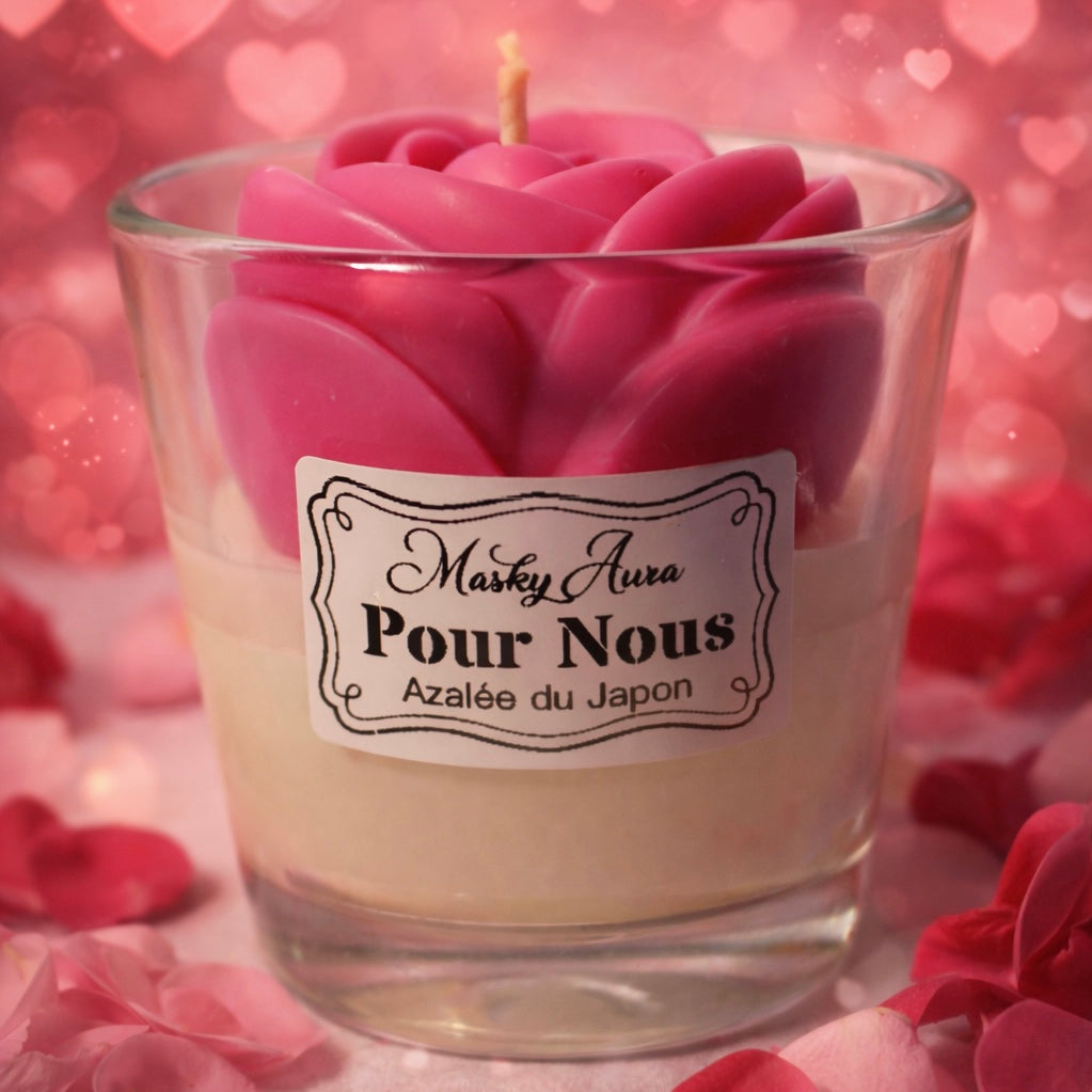 Bougie parfumée • Pour Nous • Azalée du Japon • St Valentin