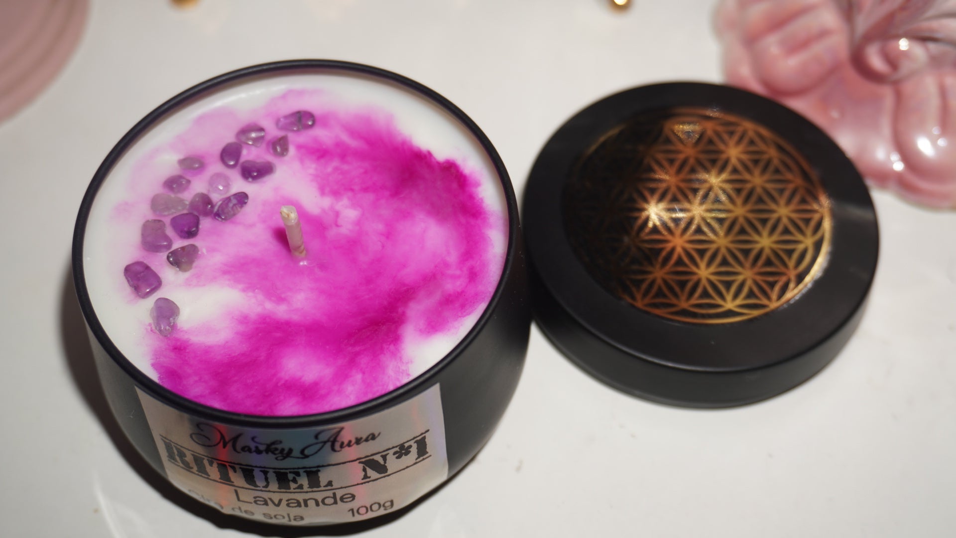 Bougie rituel n°1 • Senteur Lavande • Bougie bien-être