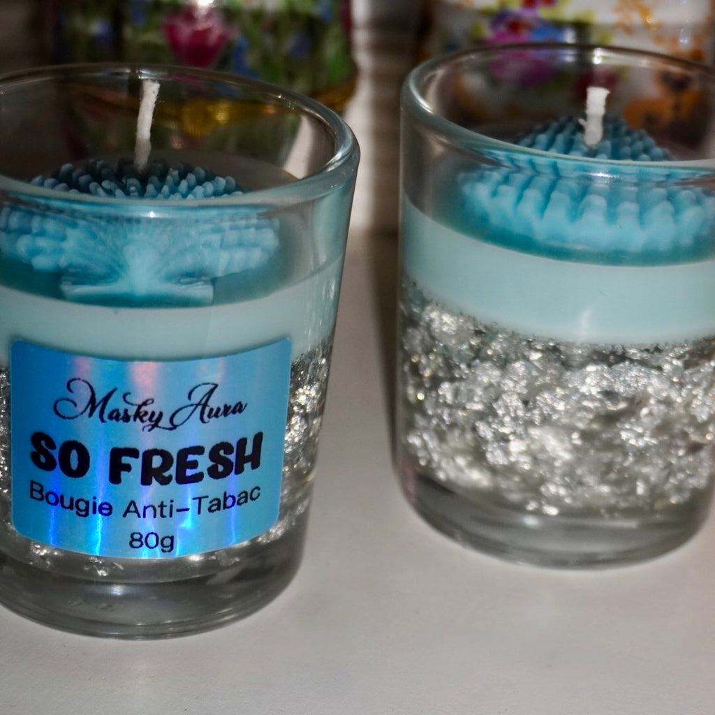Bougie So Fresh • Senteur Tropical • Bougie Anti-Tabac