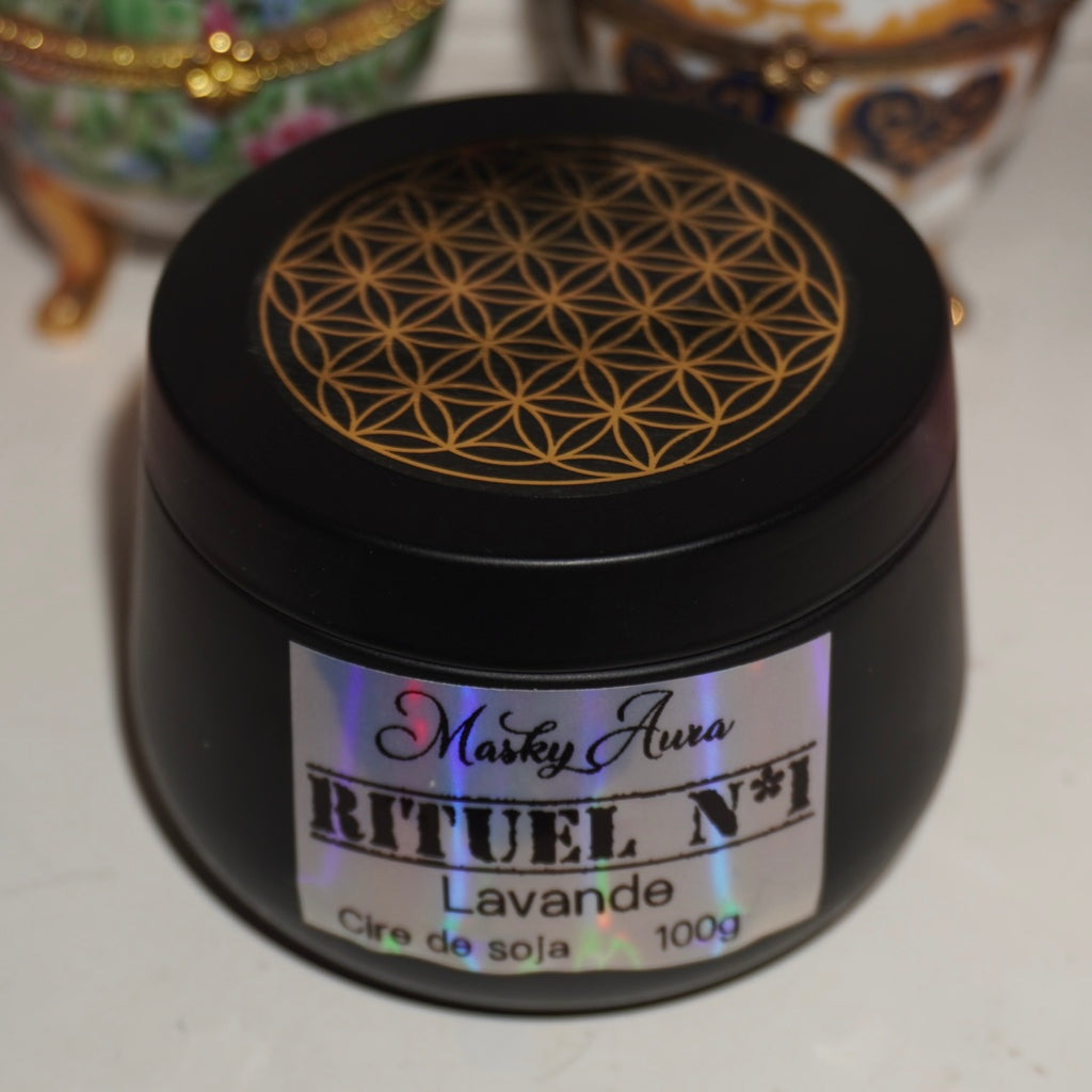 Bougie rituel n°1 • Senteur Lavande • Bougie bien-être
