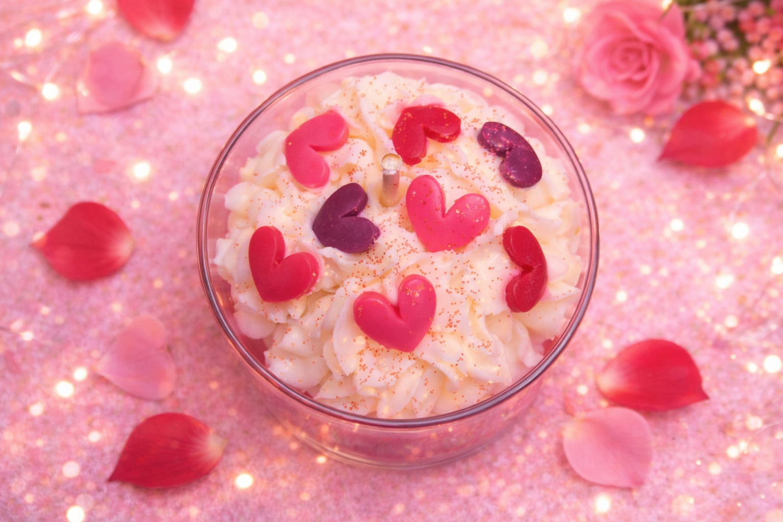 Bougie “Be My Valentine” • Fleur de Sakura • Édition Limitée Saint-Valentin • La Bougie pour Faire sa Demande